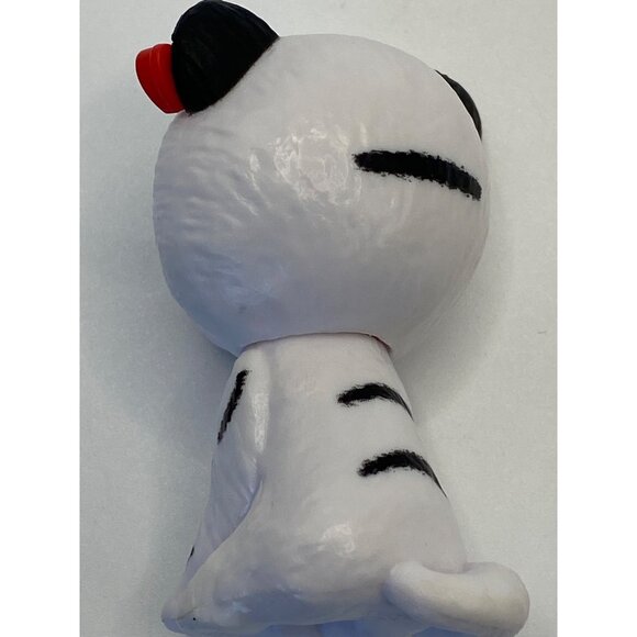 Ty Beanie Boo Arctic Tiger Figure With Glitter Blue Eyes 4" White & Black For Co - Picture 4 of 7